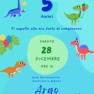 Compleanno Argo 5 anni